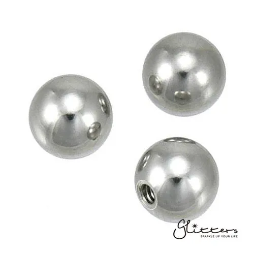 14GA 316L Surgical Stainless Steel Threaded 5mm Balls