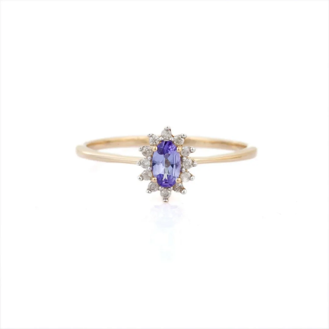 14K Stone Tanzanite Ring