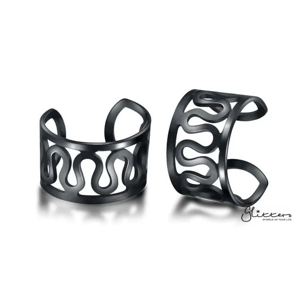 316L Surgical Steel Filigree Ear Cuffs - Non Piercing | Minimalist Ear Cuffs