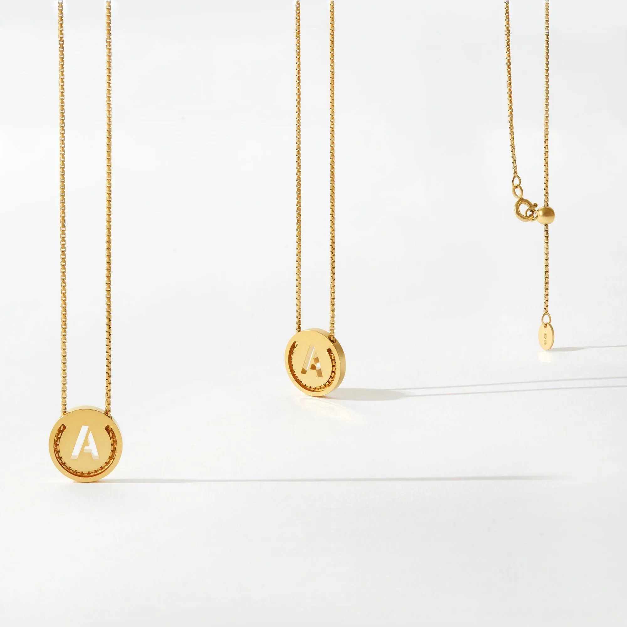 ABC's - B 18K Gold Plated Necklace