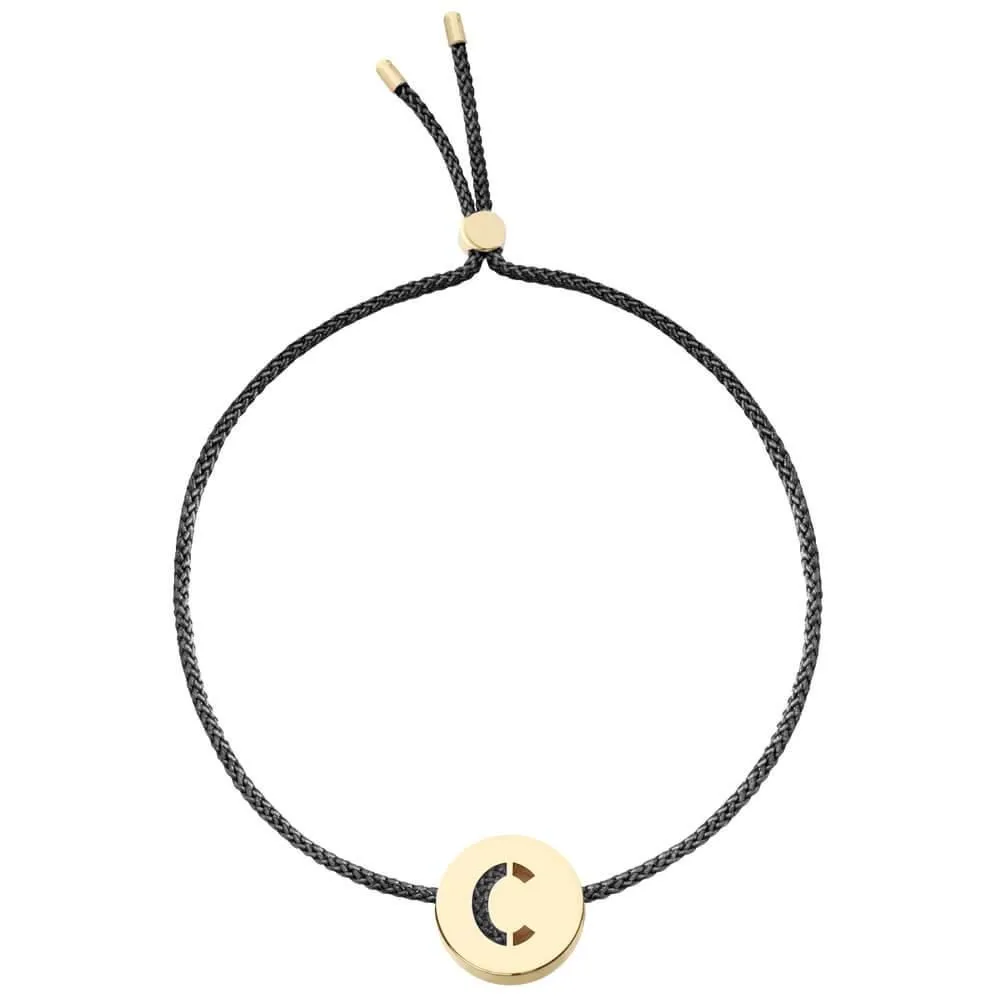 ABC's - C 18K Gold Plated Bracelet