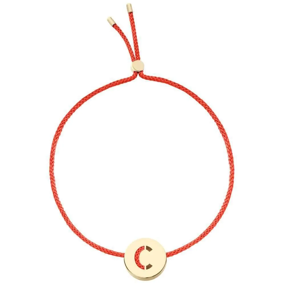 ABC's - C 18K Gold Plated Bracelet