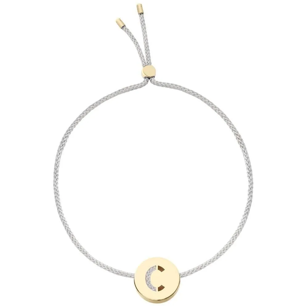 ABC's - C 18K Gold Plated Bracelet