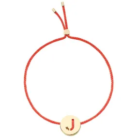 ABC's - J 18K Gold Plated Bracelet