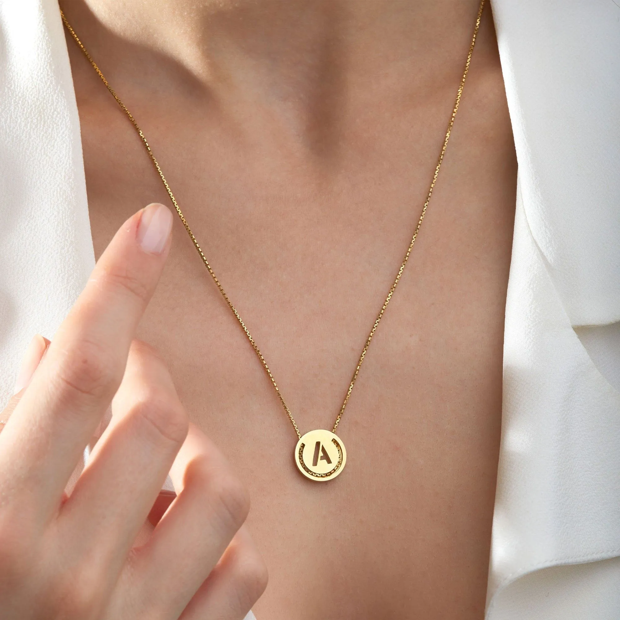 ABC's - K 18K Gold Plated Necklace