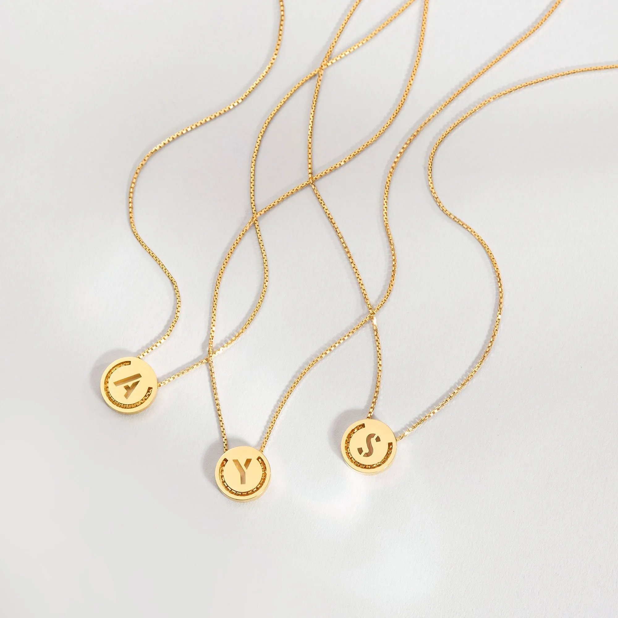 ABC's - K 18K Gold Plated Necklace