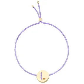 ABC's - L 18K Gold Plated Bracelet