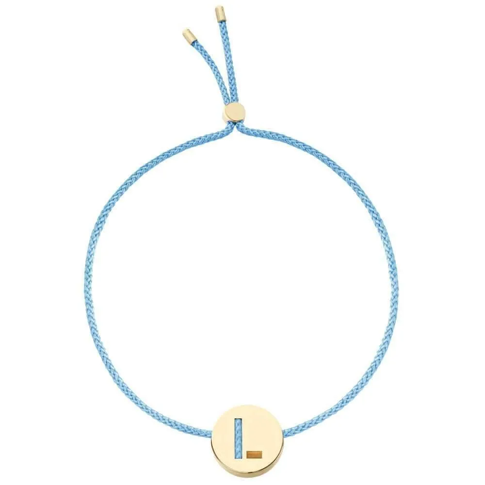 ABC's - L 18K Gold Plated Bracelet