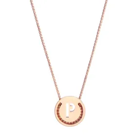 ABC's - P 18K Gold Plated Necklace