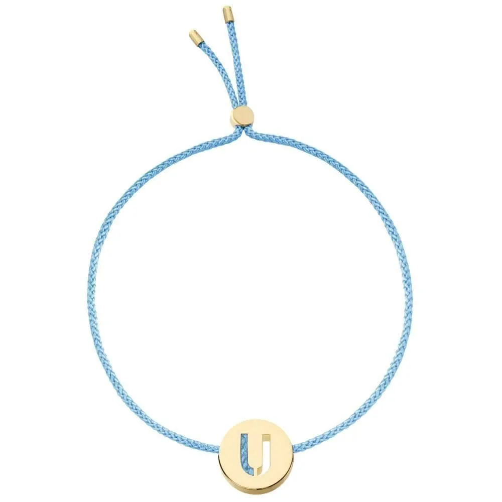 ABC's - U 18K Gold Plated Bracelet