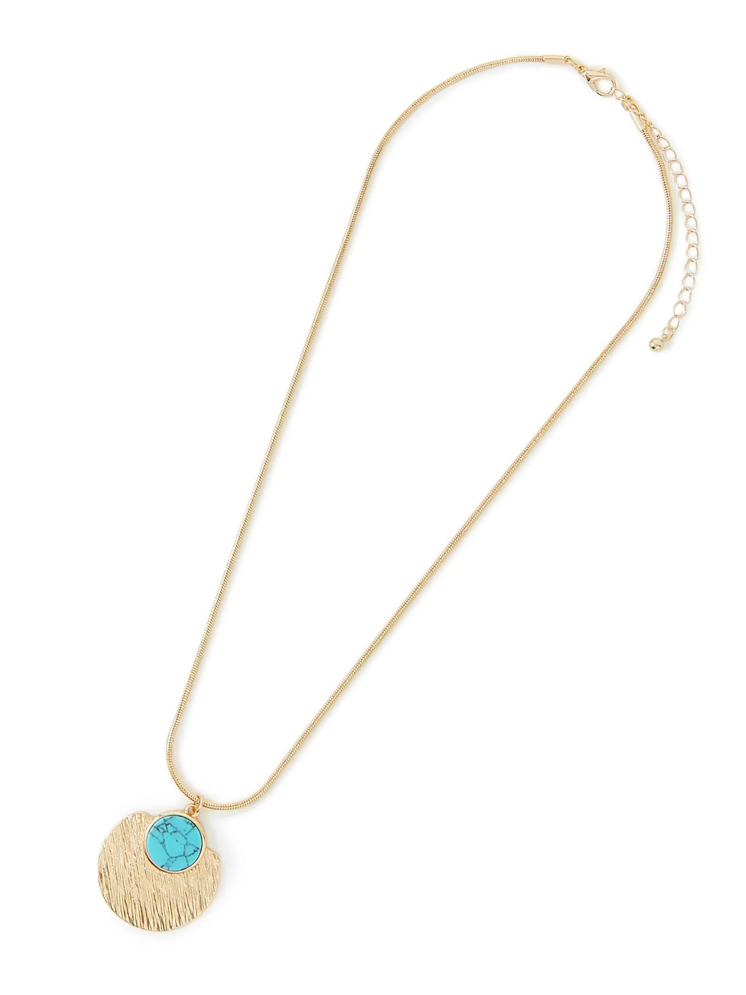 Accessorize London Women's Disc Pendant Necklace