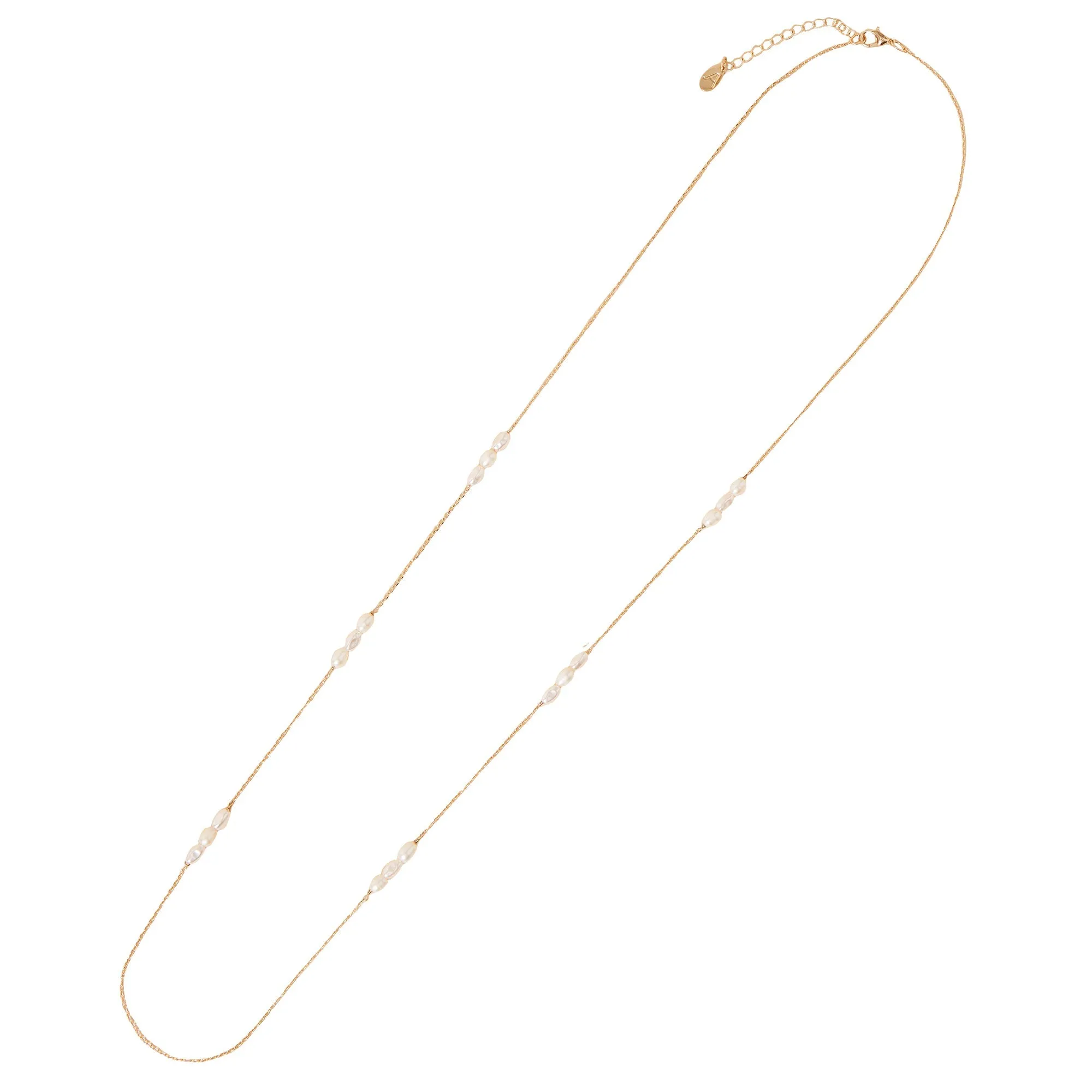 Accessorize London Women's Long Pearl Rope Necklace