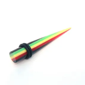 Acrylic Rasta Ear Stretchers