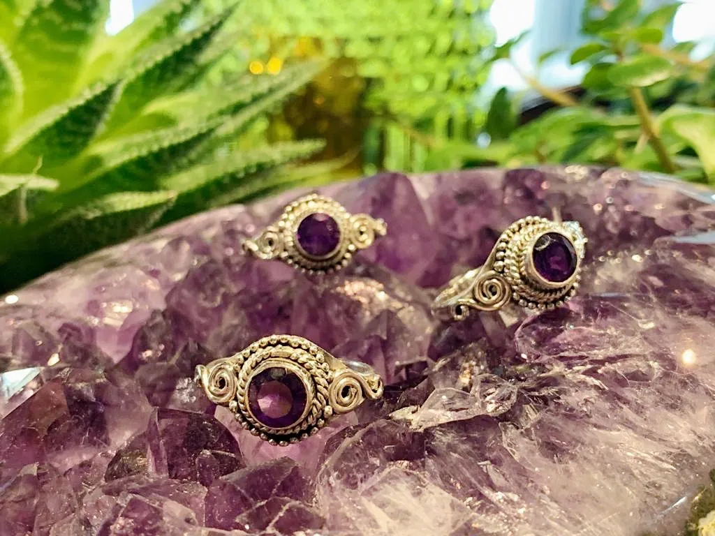 Amethyst Cassila Ring (US 8)