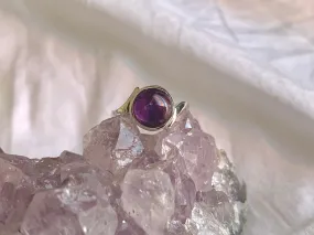 Amethyst Efimia Ring - Round