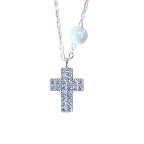 Andria cross necklace