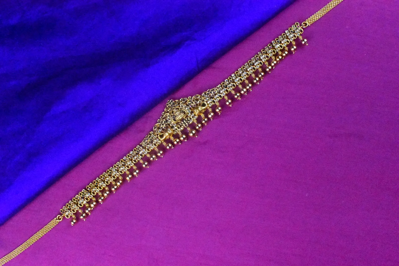 Antique Laxmi Chain Vaddanam By Asp Fashion Jewellery