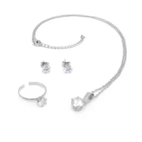 April Birthstone Jewellery Set