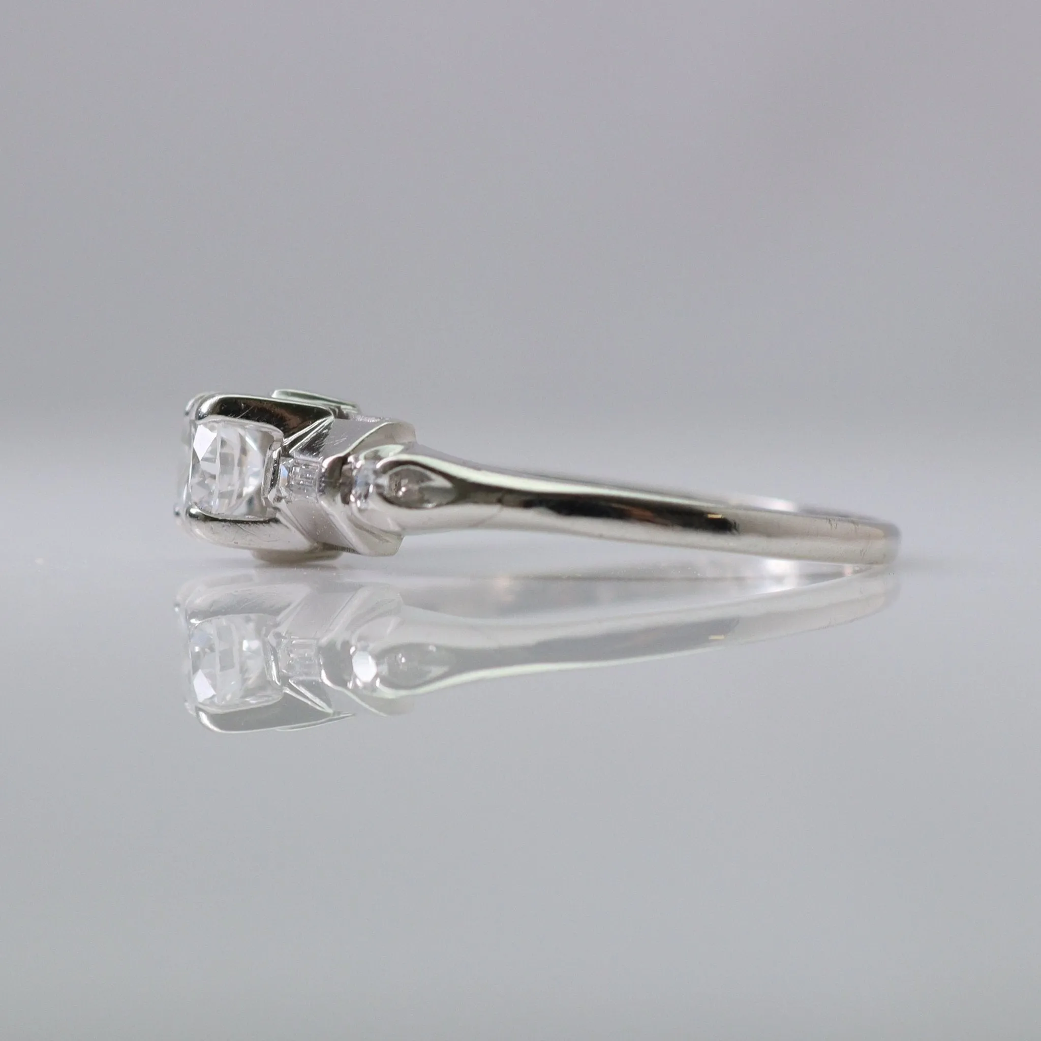 Art Deco Diamond Solitaire Ring