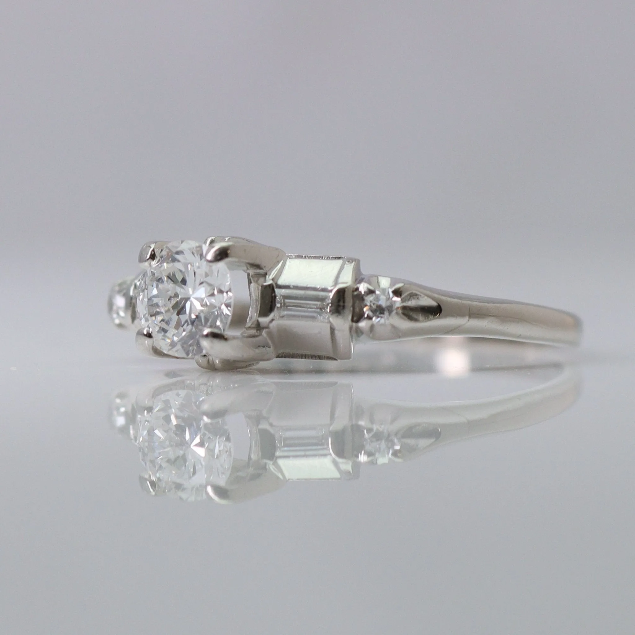 Art Deco Diamond Solitaire Ring