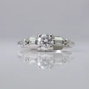 Art Deco Diamond Solitaire Ring