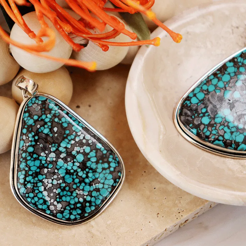 Arti Bohemian Turquoise Pendant - A