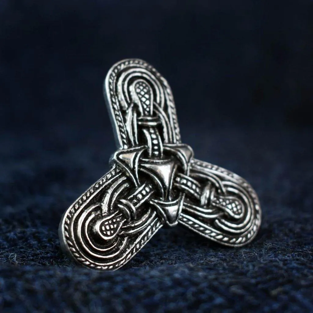 Asgard Borre Style Trefoil Brooch