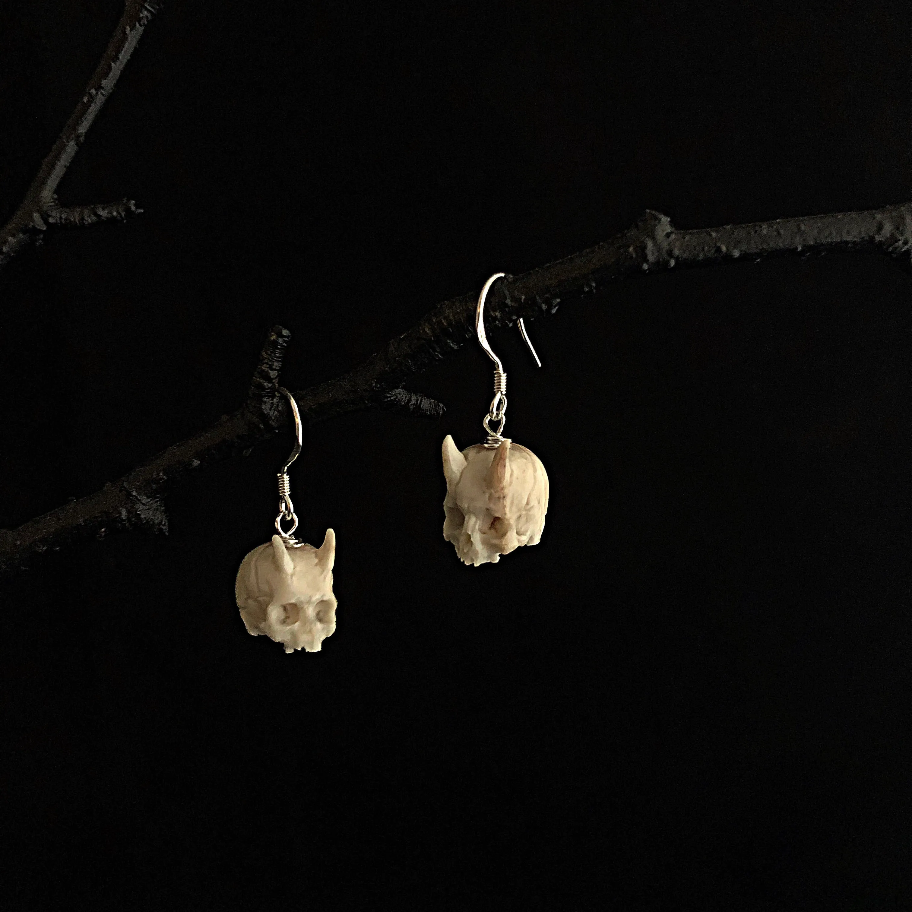 Azazel Skull Earrings