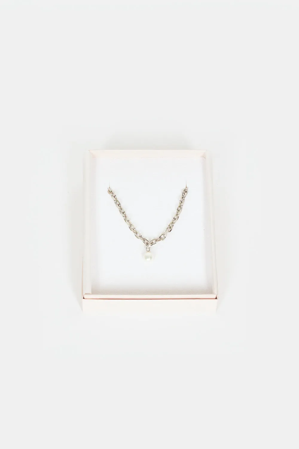 Baroque Pearl Chain Necklace