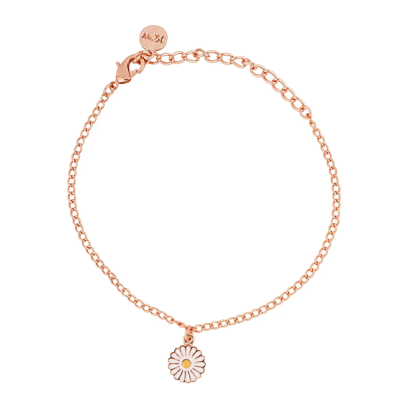 Blooming Rose Gold Bracelet Charm