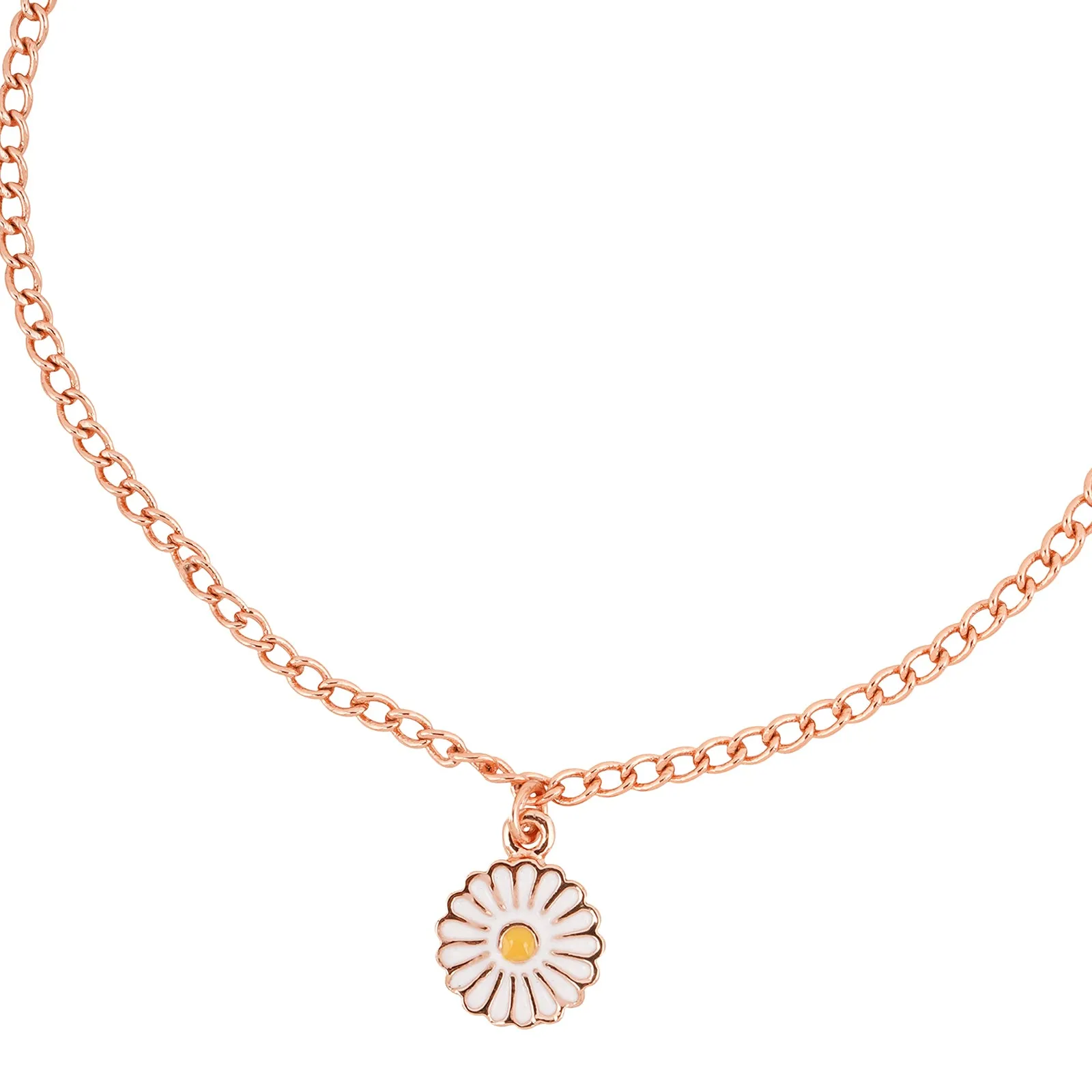 Blooming Rose Gold Bracelet Charm