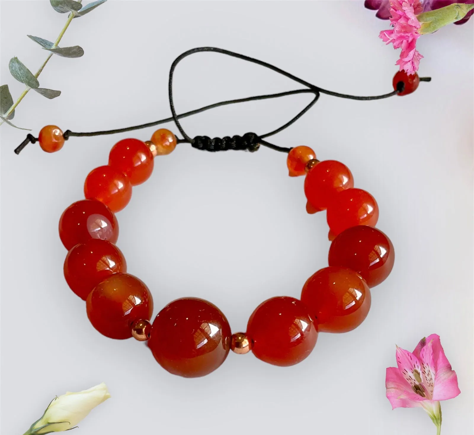 Carnelian Jewellery Set