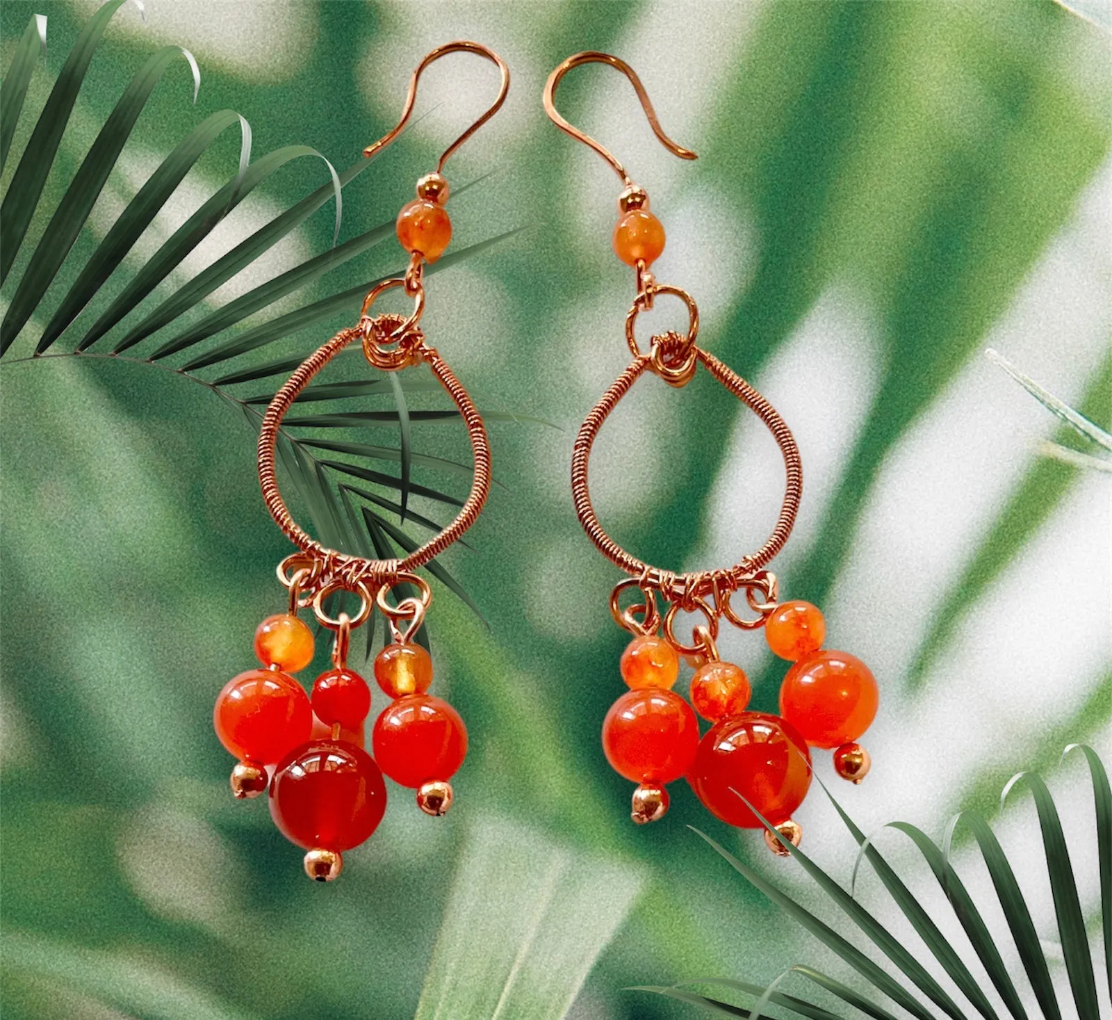 Carnelian Jewellery Set