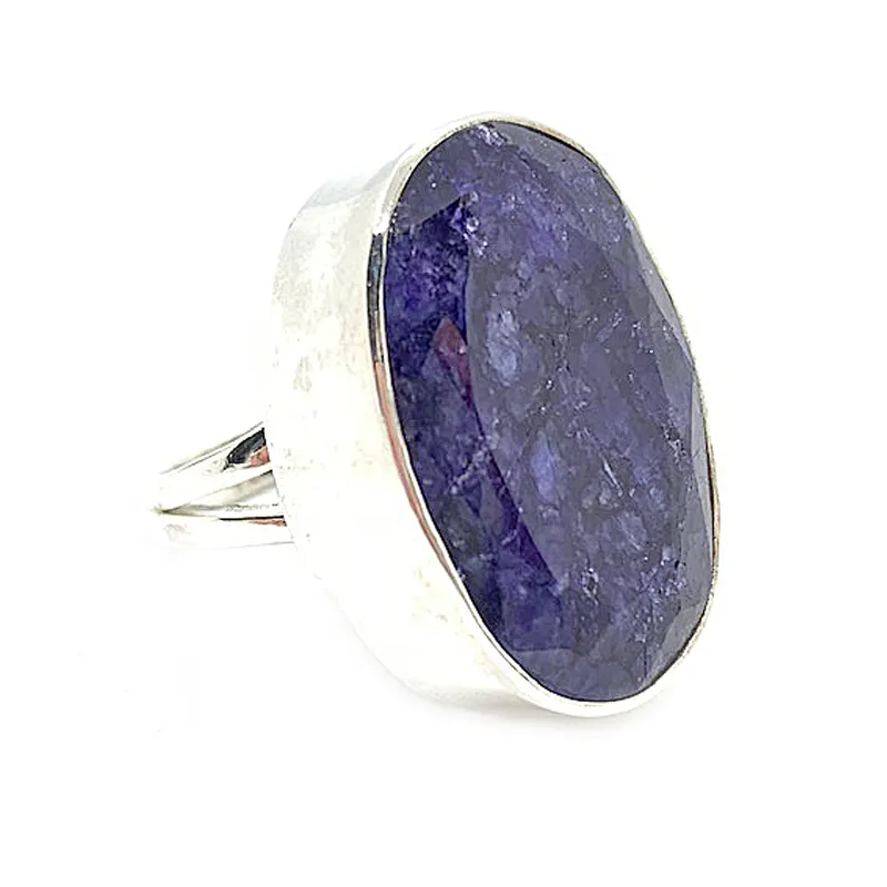 Codona Sapphire Quartz Gypsy Ring