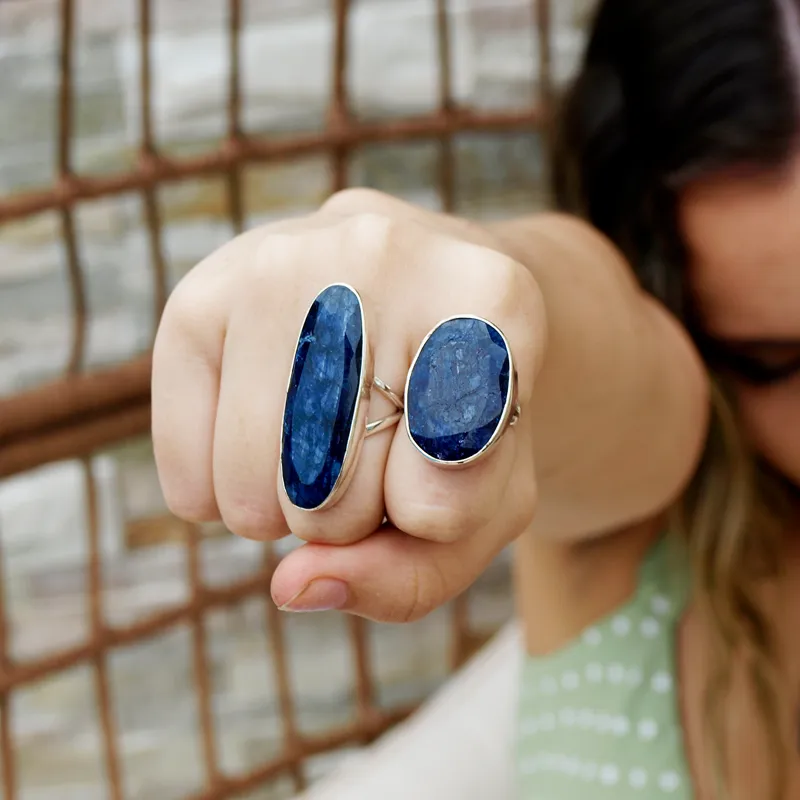 Codona Sapphire Quartz Gypsy Ring