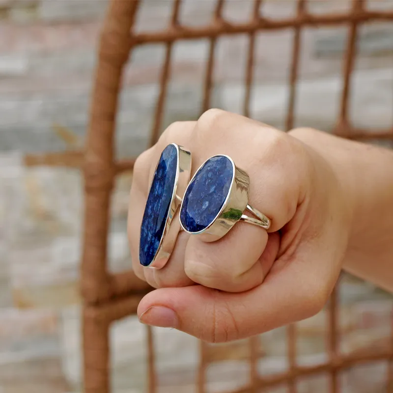 Codona Sapphire Quartz Gypsy Ring