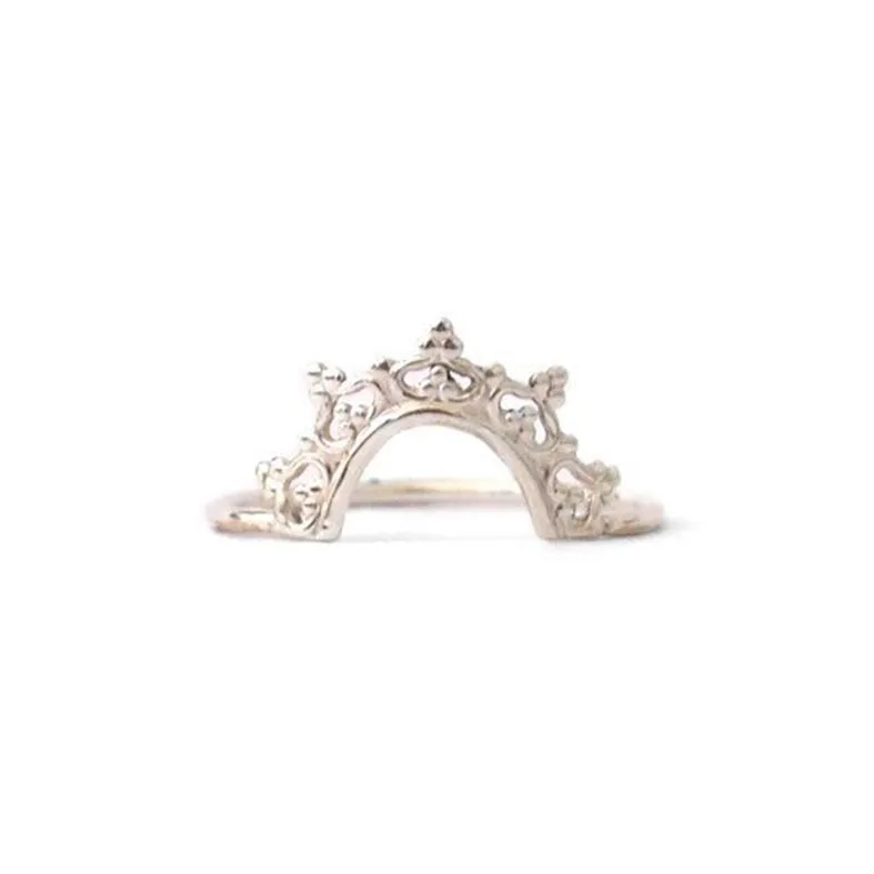 Crown Ring, Silver