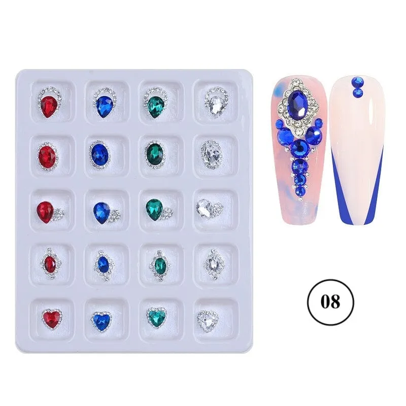 Crystal Jewellery 3D Charm 20pcs