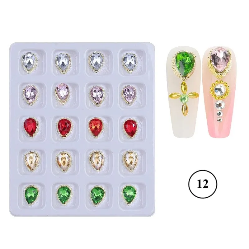 Crystal Jewellery 3D Charm 20pcs