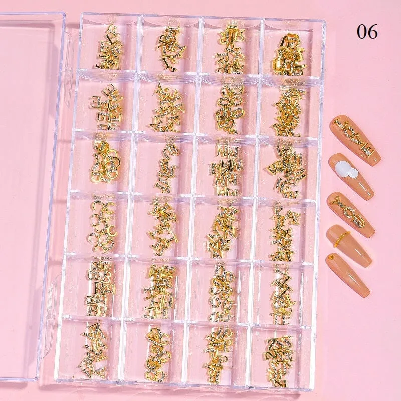 Crystal Jewellery 3D Charm 24 Grid Box