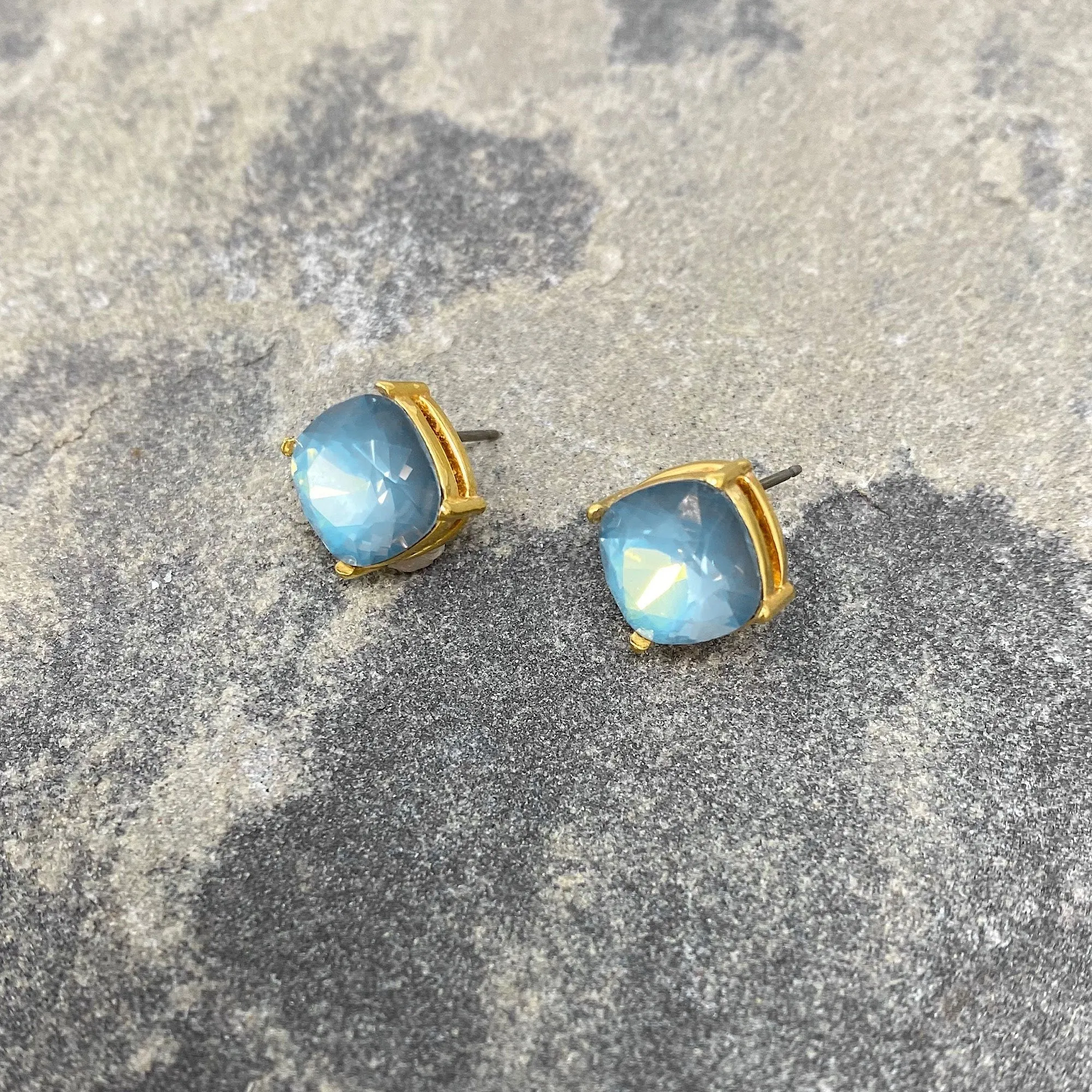 CYNTHIA blue opalite stud earrings