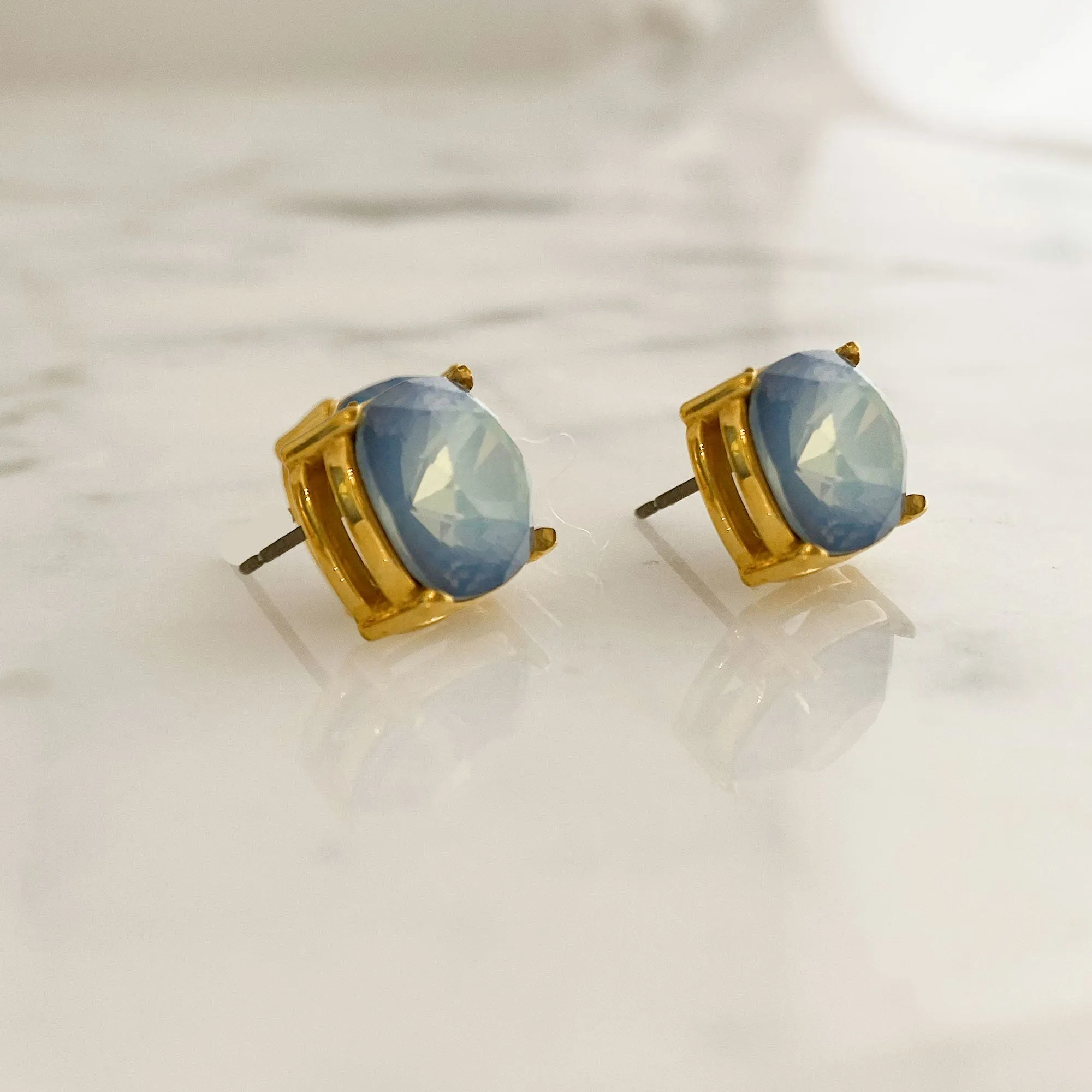 CYNTHIA blue opalite stud earrings