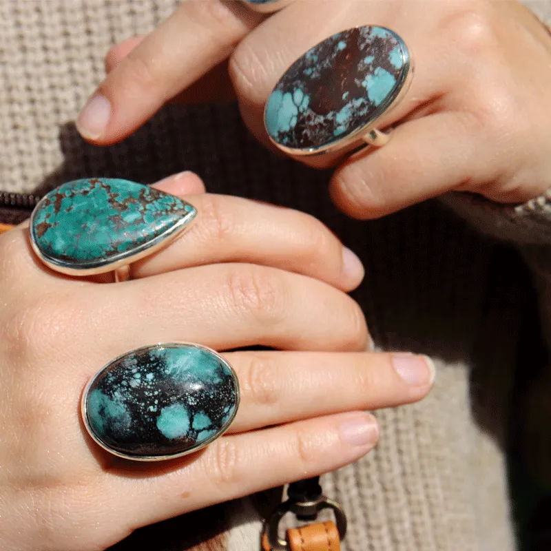 Dixie Turquoise Bohemian Ring (P)