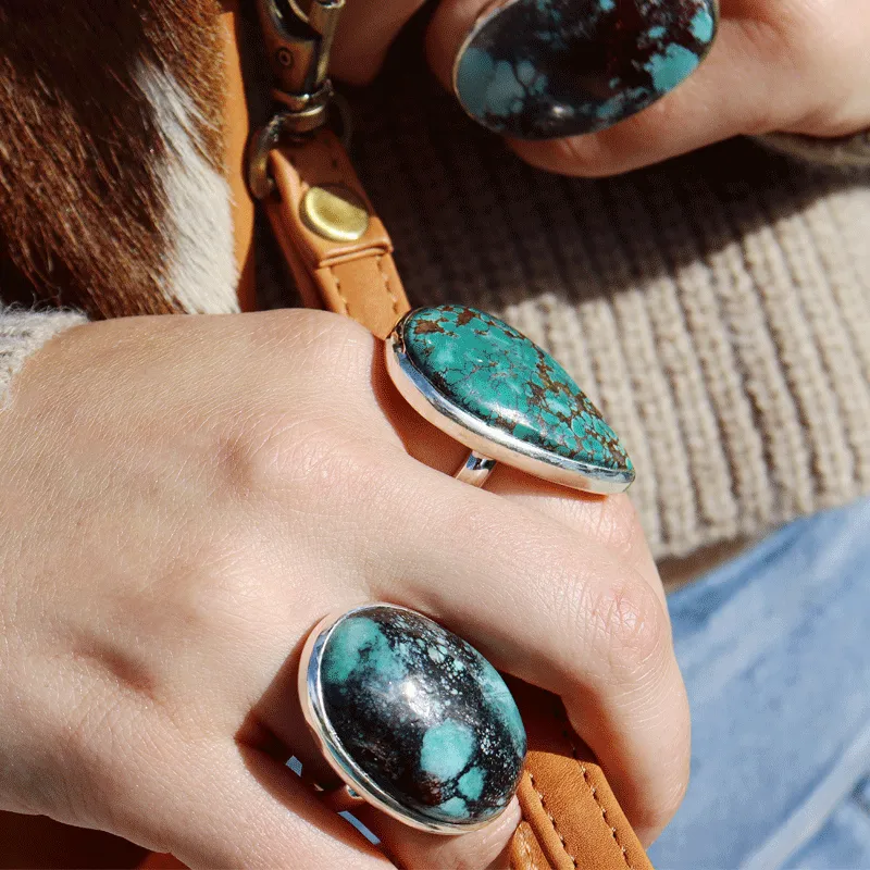 Dixie Turquoise Bohemian Ring (P)