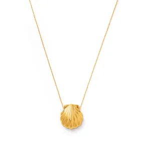 Domed Shell Threadthru Necklace