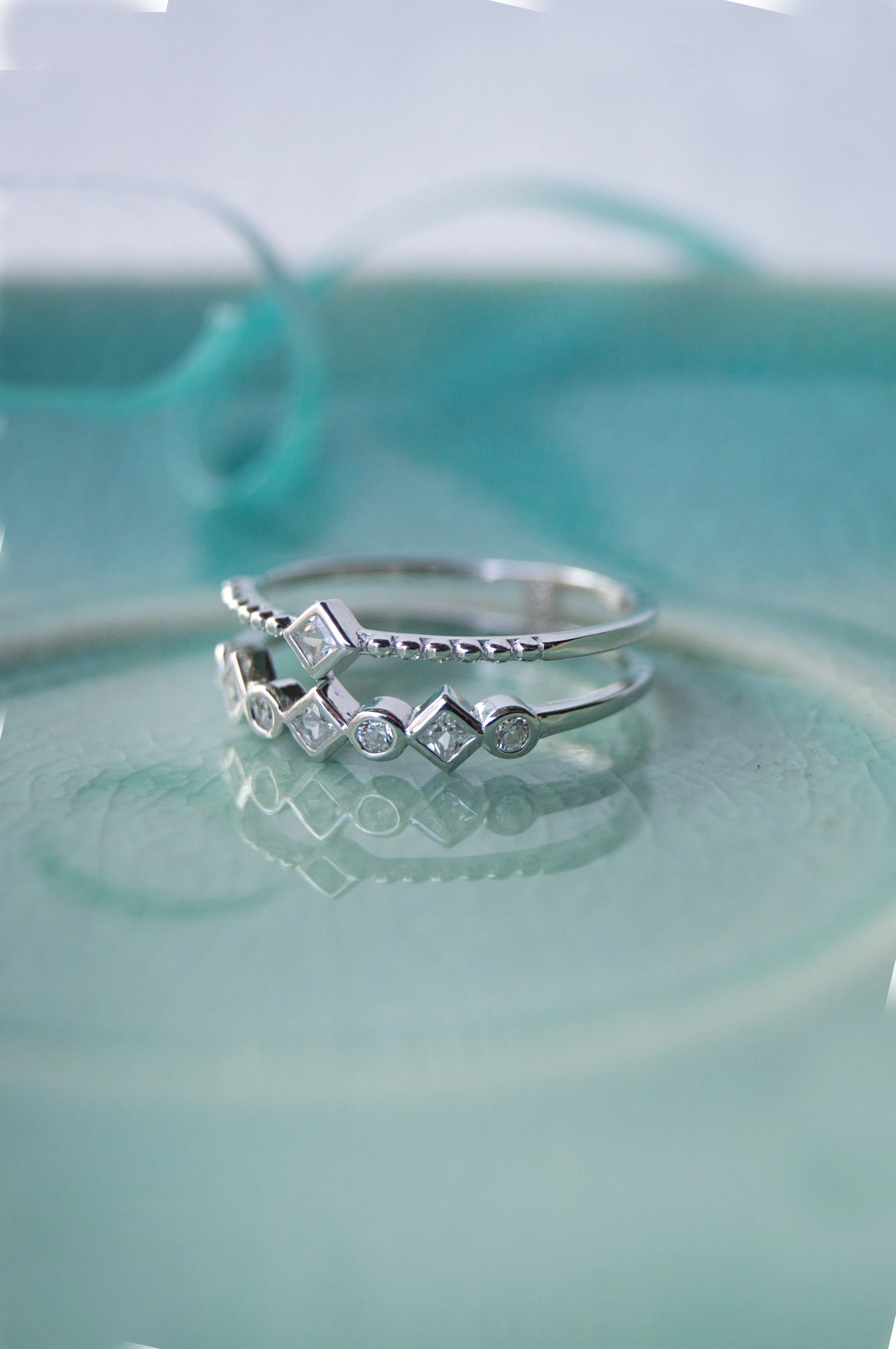 Embrace Yourself Two Layer Sterling Silver Ring