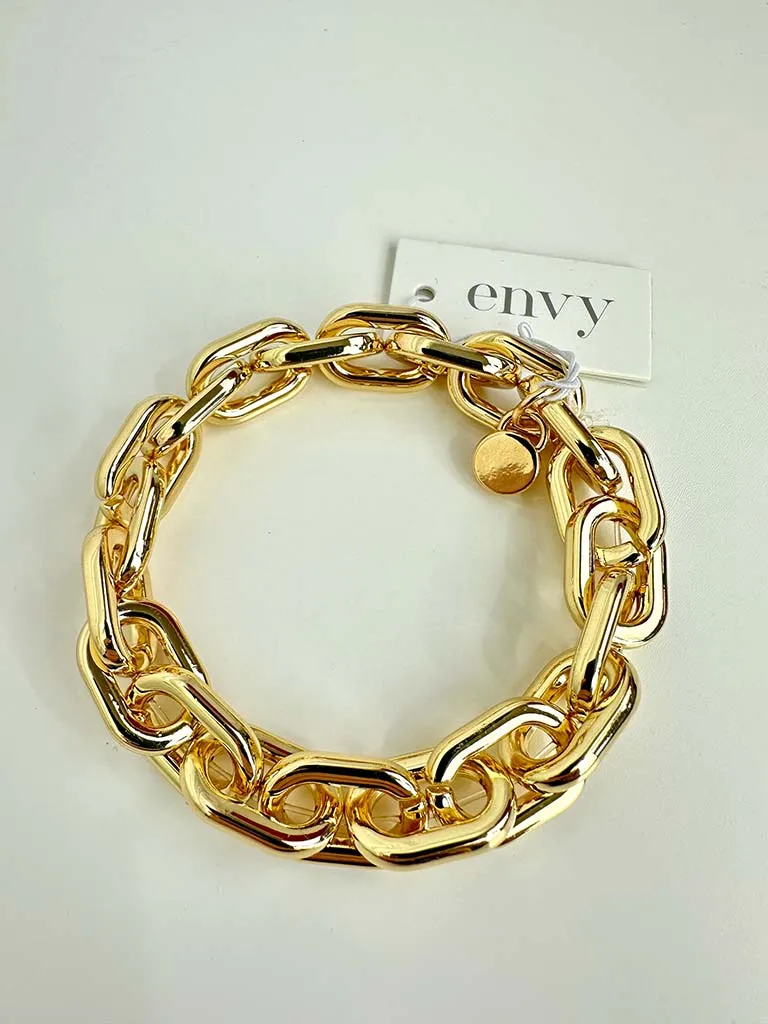 Envy Chunky Chain Link Bracelet - Gold