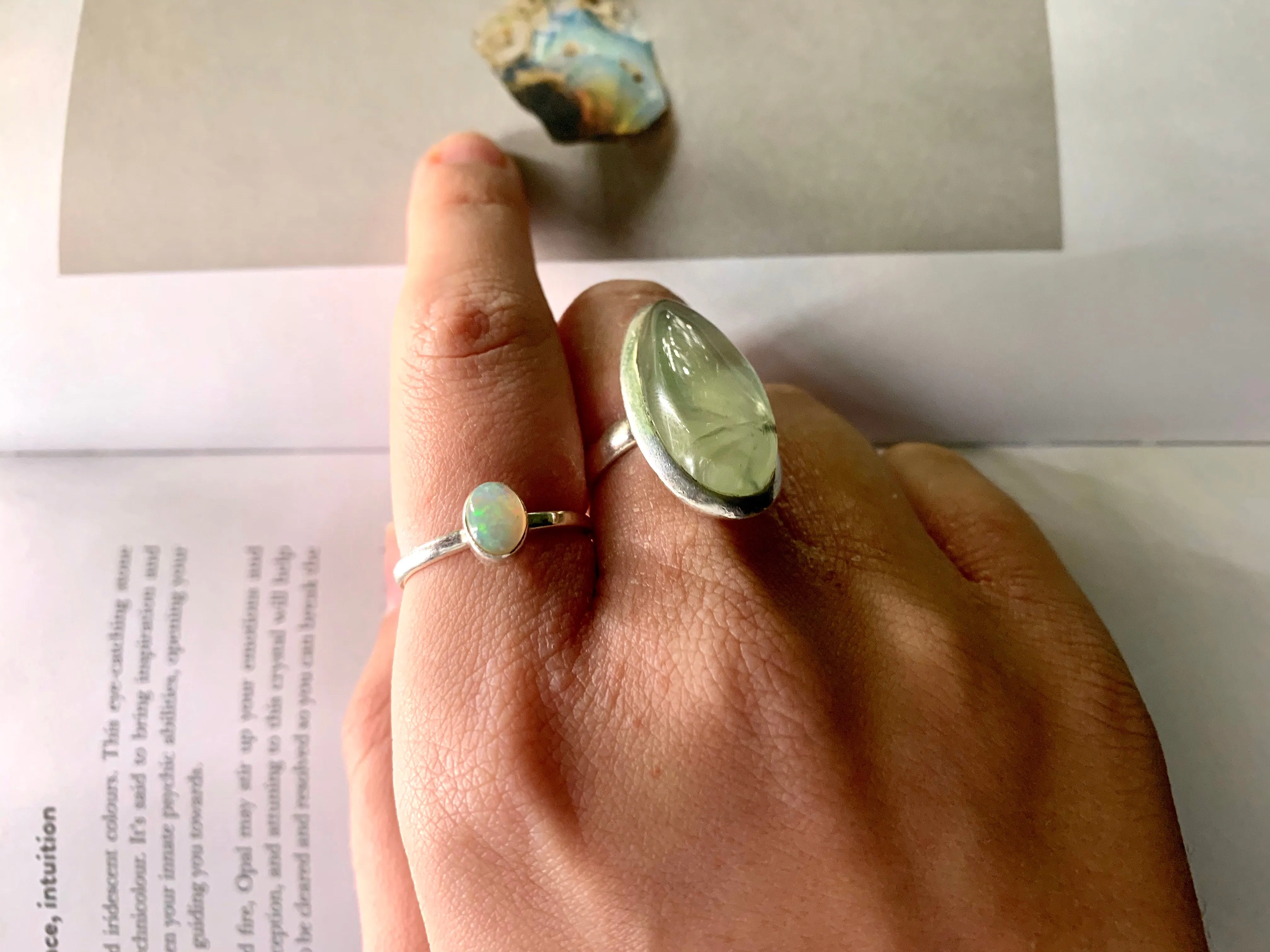 Ethiopian Opal Akoni Ring - XSmall Oval