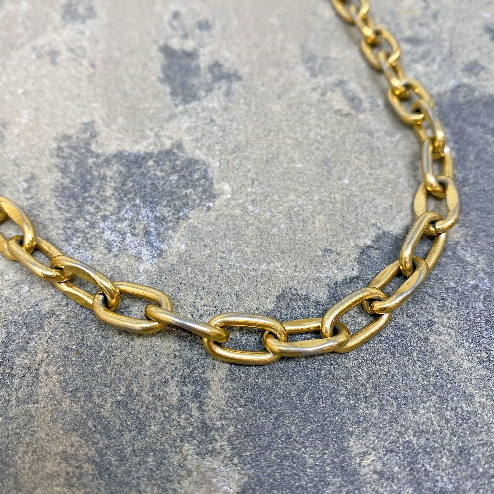 FIELDS gold link chain necklace