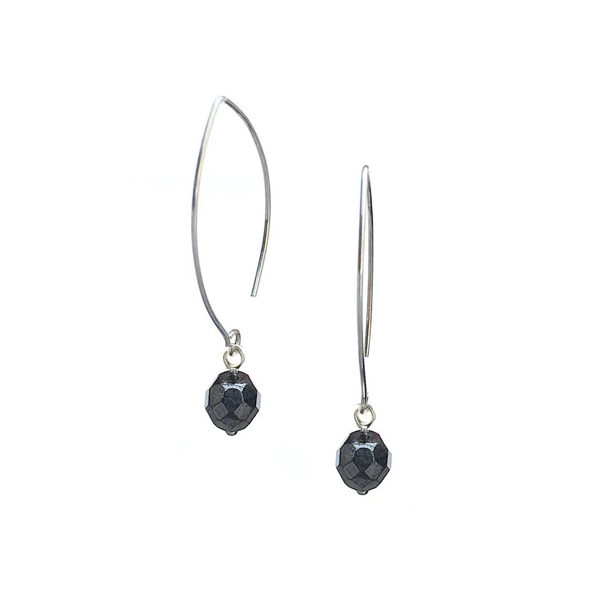 JANIS long sterling crystal earrings